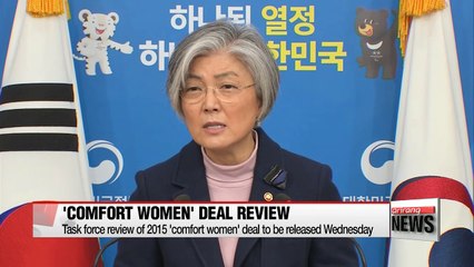FM Kang says 'comfort women' deal considerably lacked   communication with victims ahead of review release