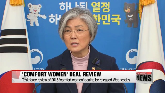 FM Kang says 'comfort women' deal considerably lacked communication with victims ahead of review release