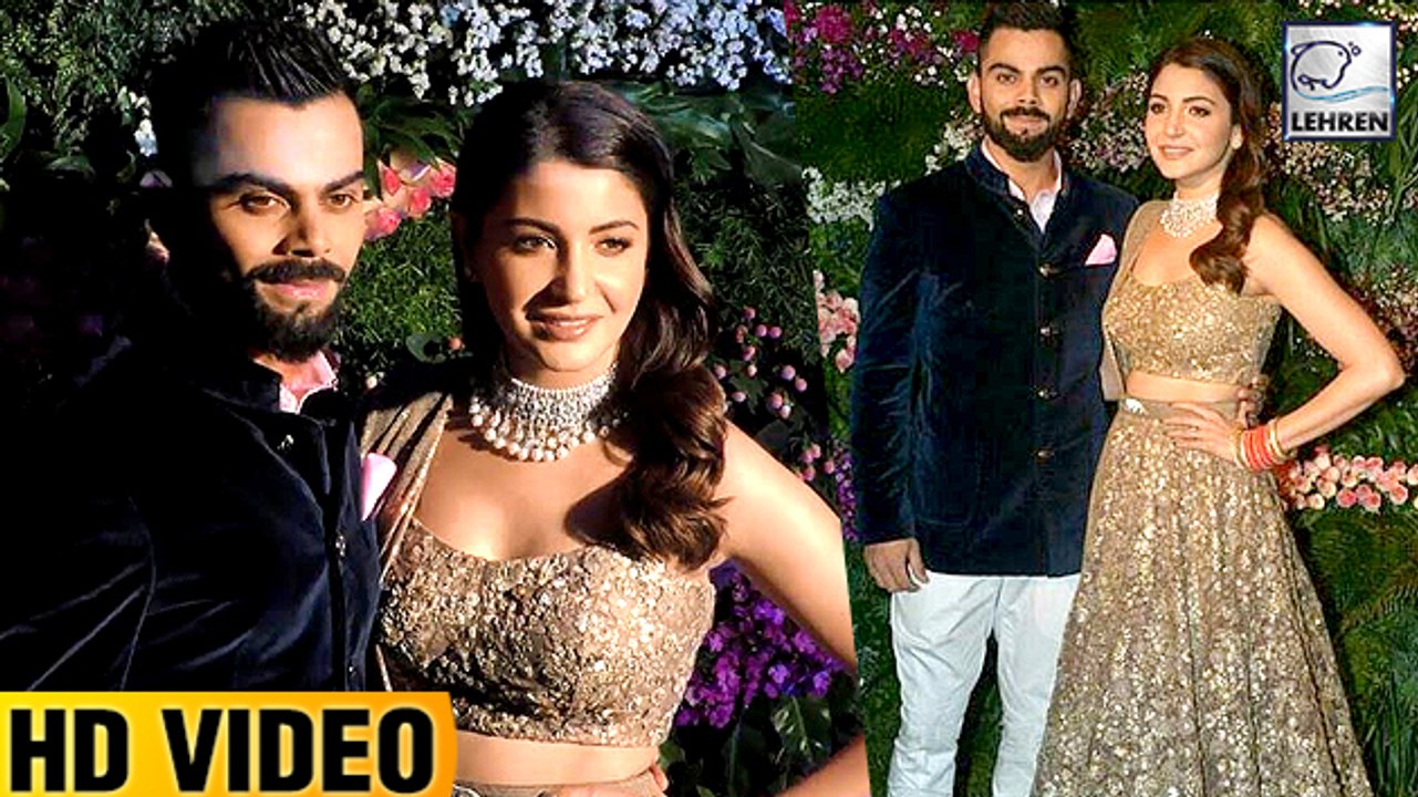 Anushka Sharma & Virat Kohli's GRAND ENTRY At Mumbai Reception