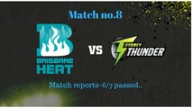 Free predictions Big Bash League Match no. 8 Brisbane Heat vs Sydney Thunder