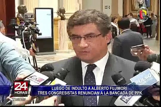 Congresistas Glave y Huilca denuncian irregularidades en proceso de indulto a Fujimori