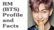 BTS RM (Rap Monster) Profile and Facts | KPOP Bts