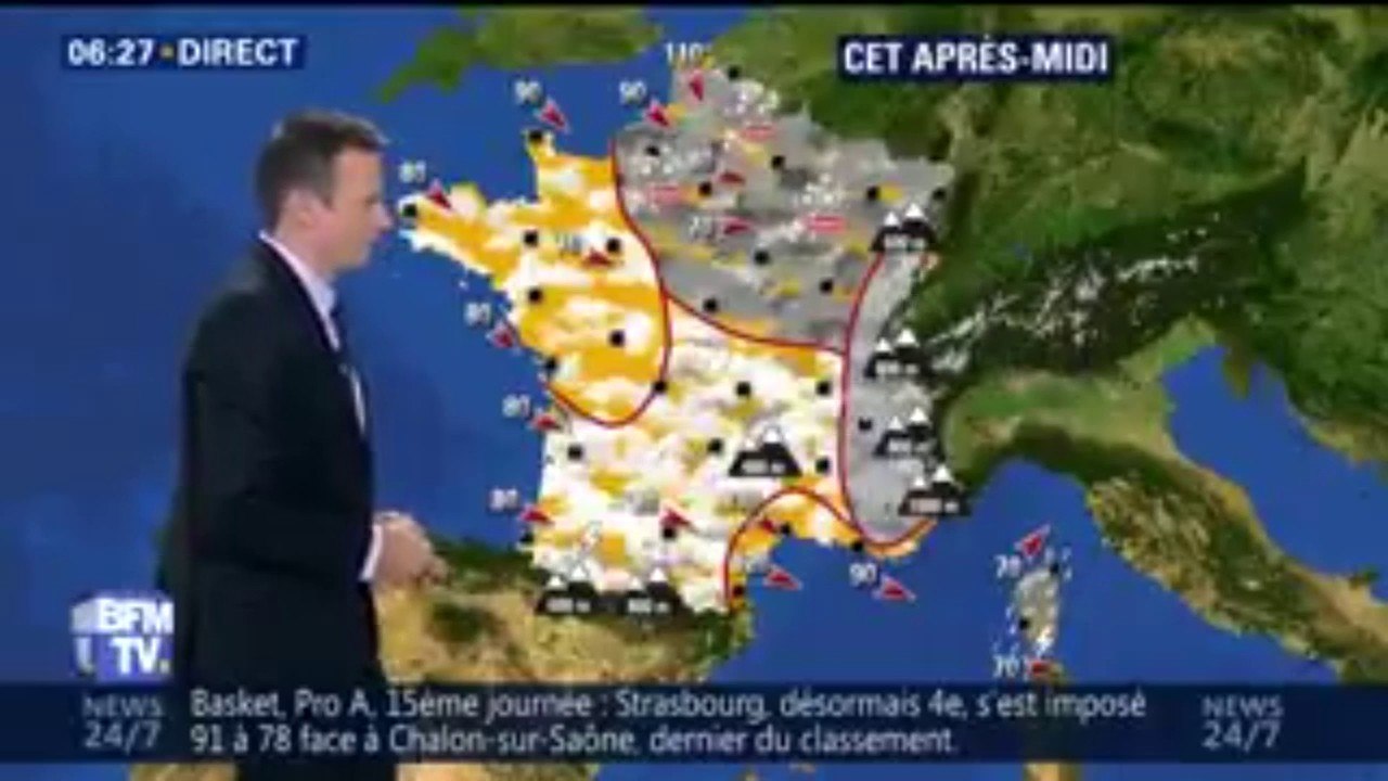 Météo: rafales de vent, giboulées, températures en baisse… c’est la pire journée de la semaine