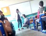 Öğretmen Dayağı Kamerada! Öğrencisini Diz Çöktürüp Evire Çevire Dövdü