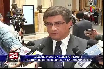 Download Video: Tres congresistas renuncian al partido PPK tras indulto a Alberto Fujimori