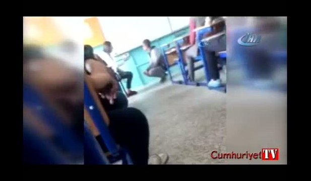 Okulda skandal görüntüler! Öğrenci cep telefonuyla gizlice kaydetti