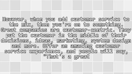 It's Not the Product, It's the Experience
