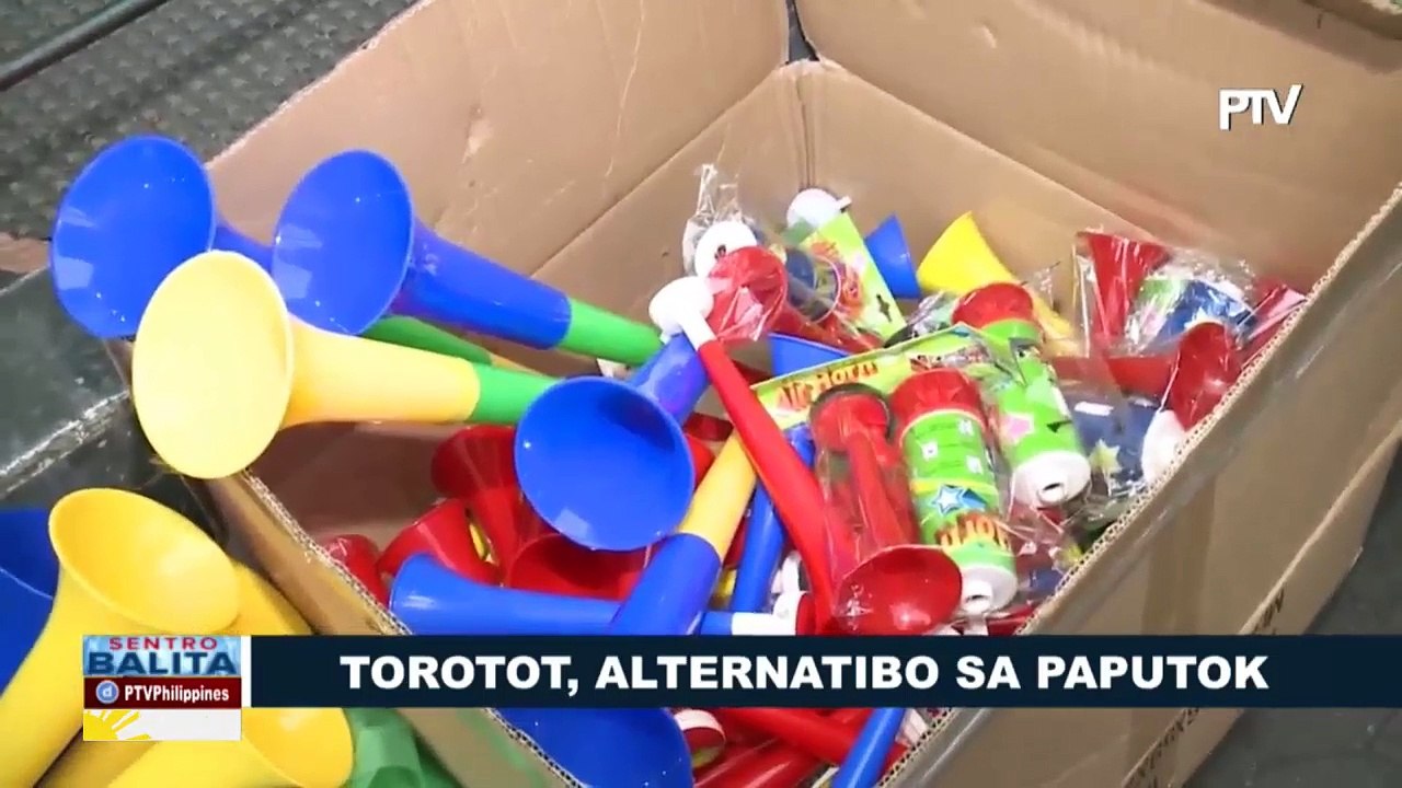 Torotot, alternatibo sa paputok