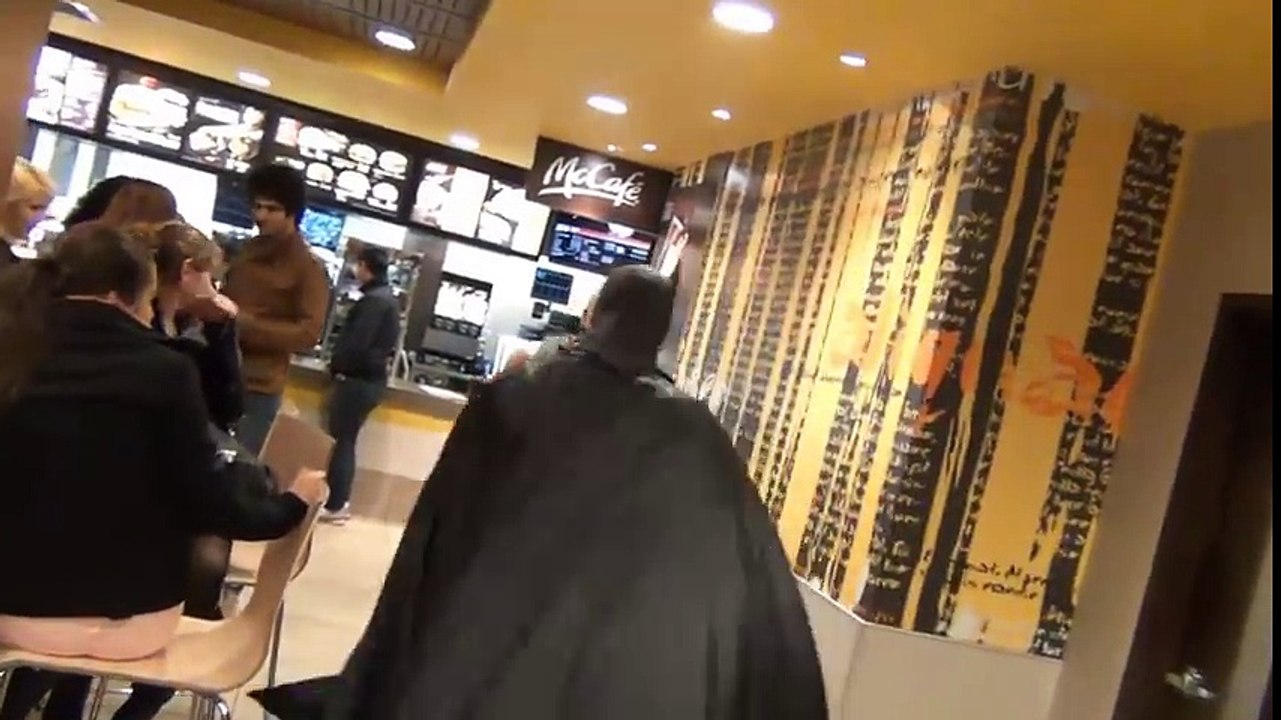 Batman VS Bane - 'Hockey Fight' (The Dark Knight Rises outtake we want to see!) | Superheroes | Spiderman | Superman | Frozen Elsa | Joker