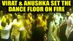 Virat Kohli and Anushka Sharma perform Bhangra during their Mumbai reception, Watch | Oneindia News