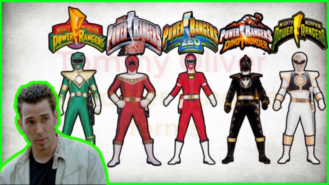 ALL TOMMY OLIVER POWER RANGER FORMS - MIGHTY MORPHIN to 2017 FILM(Green Ranger,White Rnager etc/y)
