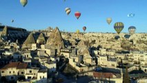 Kapadokya’da son yılların balon uçuş rekoru kırıldı