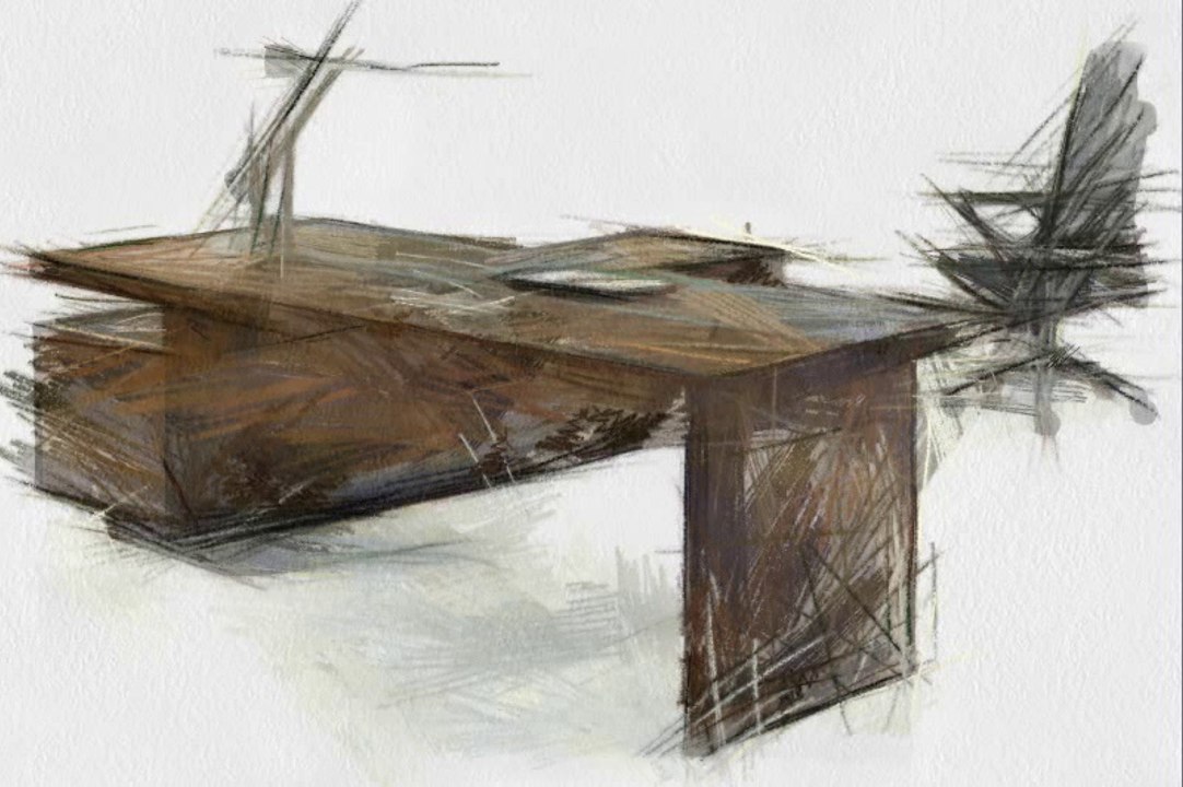 Designer-ChefSchreibtisch für Büro Eckschreibtisch