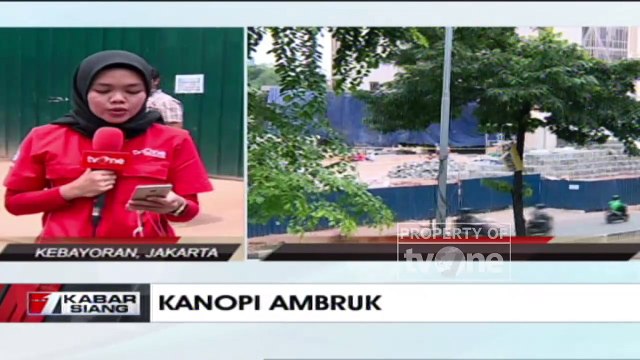 Laporan tvOne Dari Apartemen Pakubuwono Spring Terkait Kanopi Ambruk