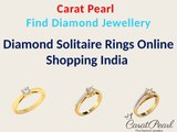 Carat Pearl - Solitaire Diamond Ring Online Shopping