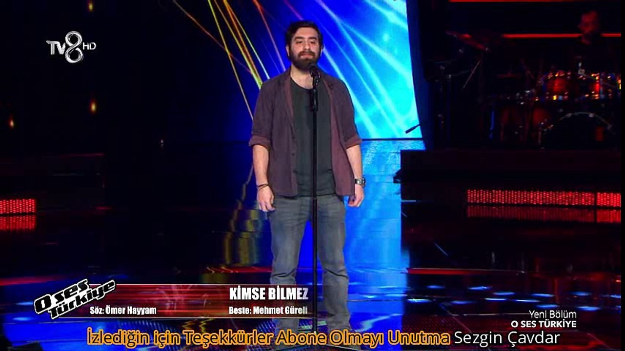 Ahmet Tuncer İskender - Kimse Bilmez [ O Ses Türkiye ] Tv8