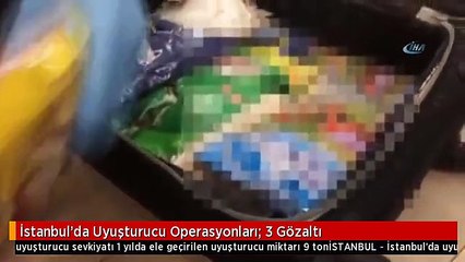 İstanbul'da Uyuşturucu Operasyonları: 3 Gözaltı