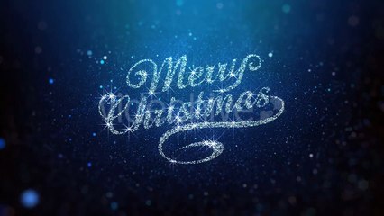 Blue Merry Christmas Greeting by _miko_ - Hive