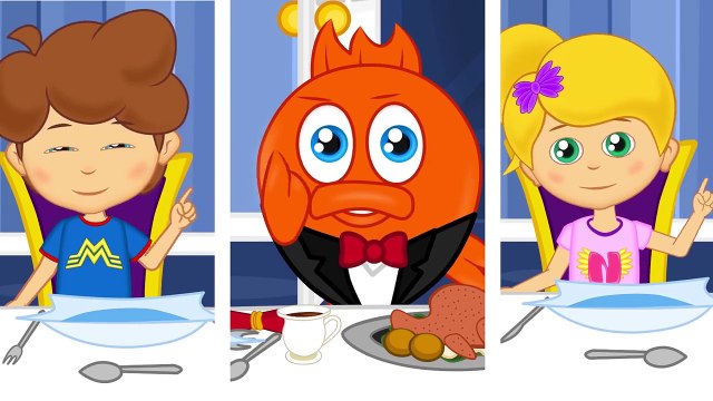 Sevimli Dostlar Yemek Masasında çocuk şarkısı çizgi film bebek şarkıları dinle