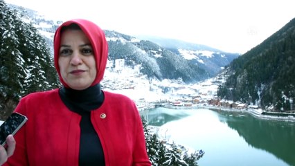 Uzungöl'ün 'seyir terası'nda manzara keyfi - TRABZON