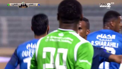 ملخص مباراة الفتح و الأهلي في الجولة 15 من الدوري السعودي للمحترفين