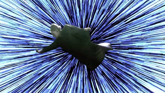 Parodie de Leia volant dans l'espace dans Star Wars the Last Jedi !!