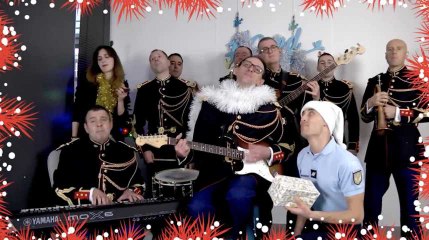 La gendarmerie nationale se lâche pour les voeux de fin d'année