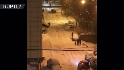 L'hiver en Russie ça donne ça