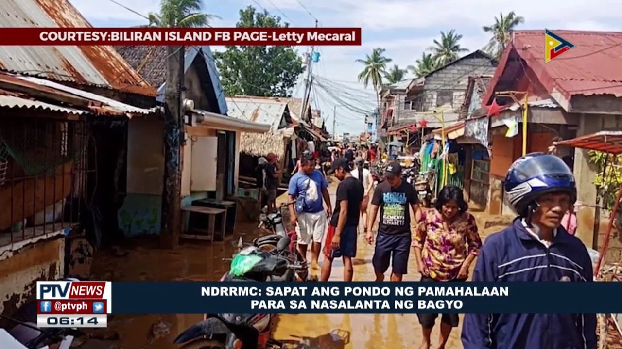NDRRMC: Sapat ang pondo ng pamahalaan para sa mga nasalanta ng bagyo