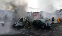 Fontaine-l'Evêque: incendie de voitures