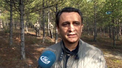 Orman memurları çam nöbetinde