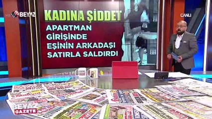 Azmettirici eş ile eli satırlı saldırgan gözaltında