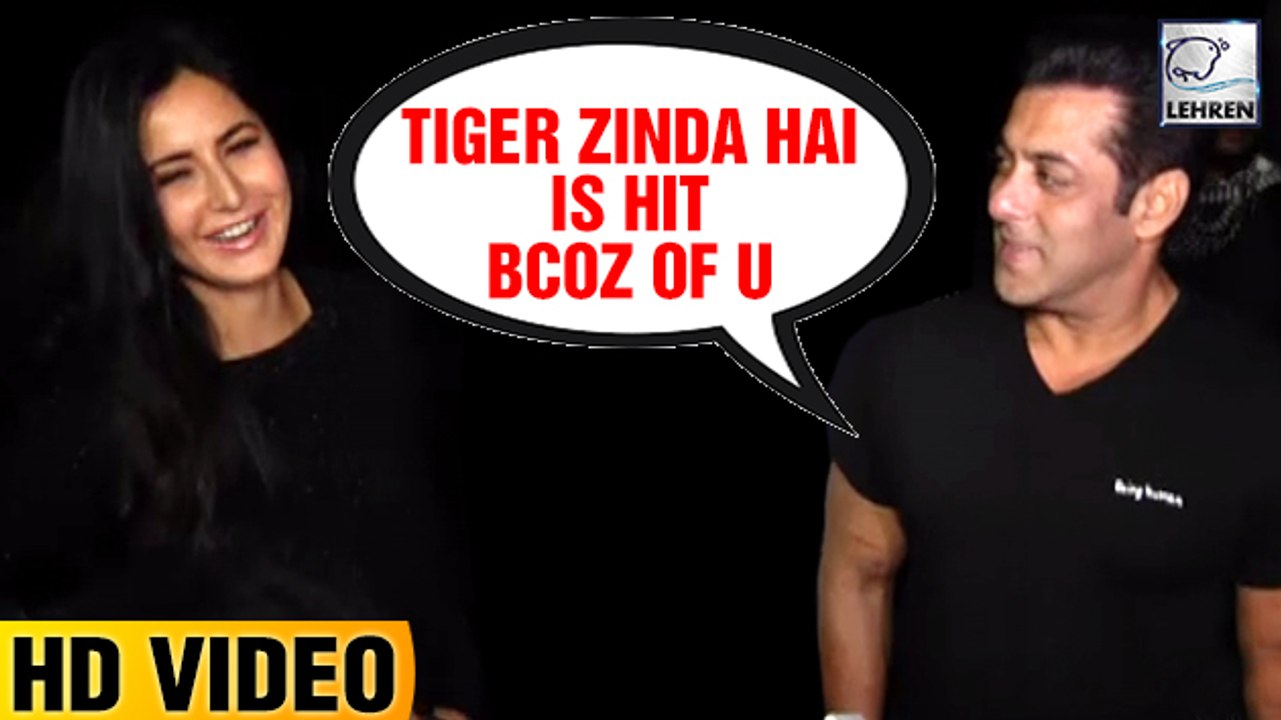 Salman Khan Showers Love For Katrina Kaif | Tiger Zinda Hai