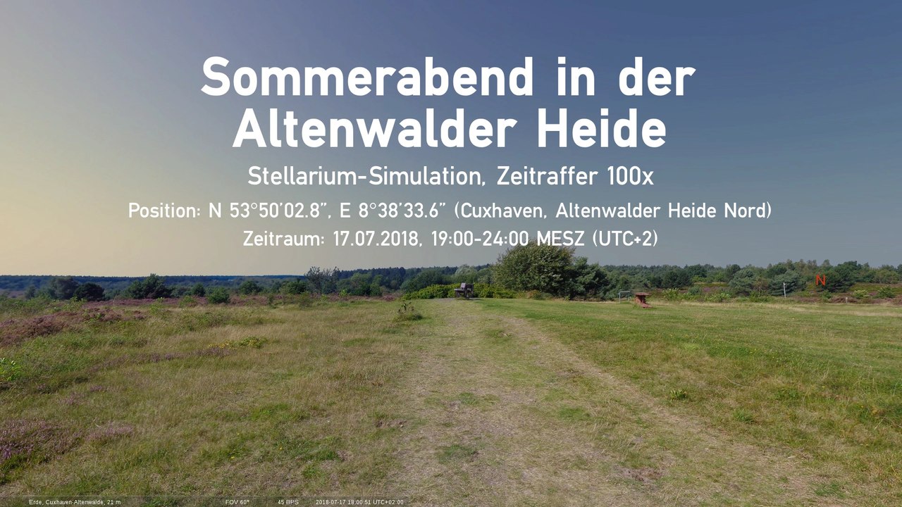 Altenwalder heide, cuxhaven - stellarium (de)