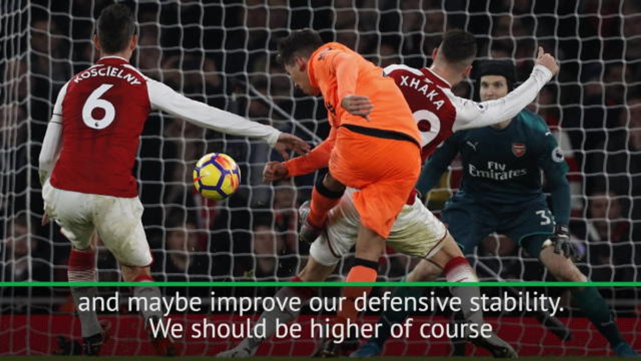 Arsenal should be higher in the table, we must correct that - Wenger