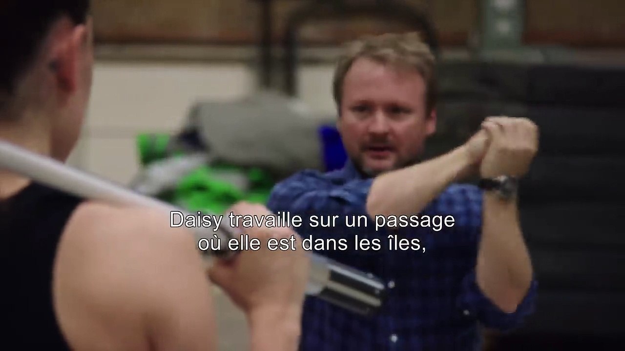 Film STAR WARS 8 - L'entraînement badass de Rey ! (Making Of, 2017)