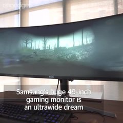 Samsung 49-inch QLED gaming monitor