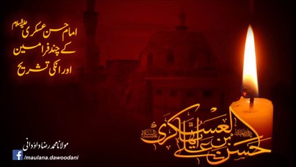 Imam Hasan Askari (AS) ke chand Farameen aur Unki Tashreeh | Maulana Dawoodani
