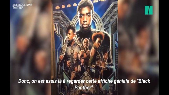C'est ce que les blancs ressentent à chaque fois? L'affiche de Black Panther fait beaucoup de bien aux Afro-Américains