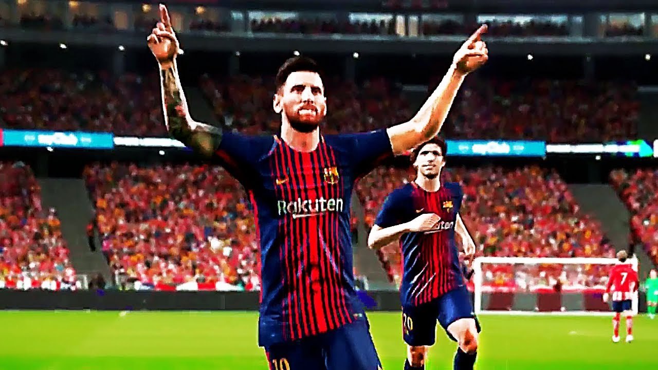 PES 2018 Gameplay + Legends Trailer