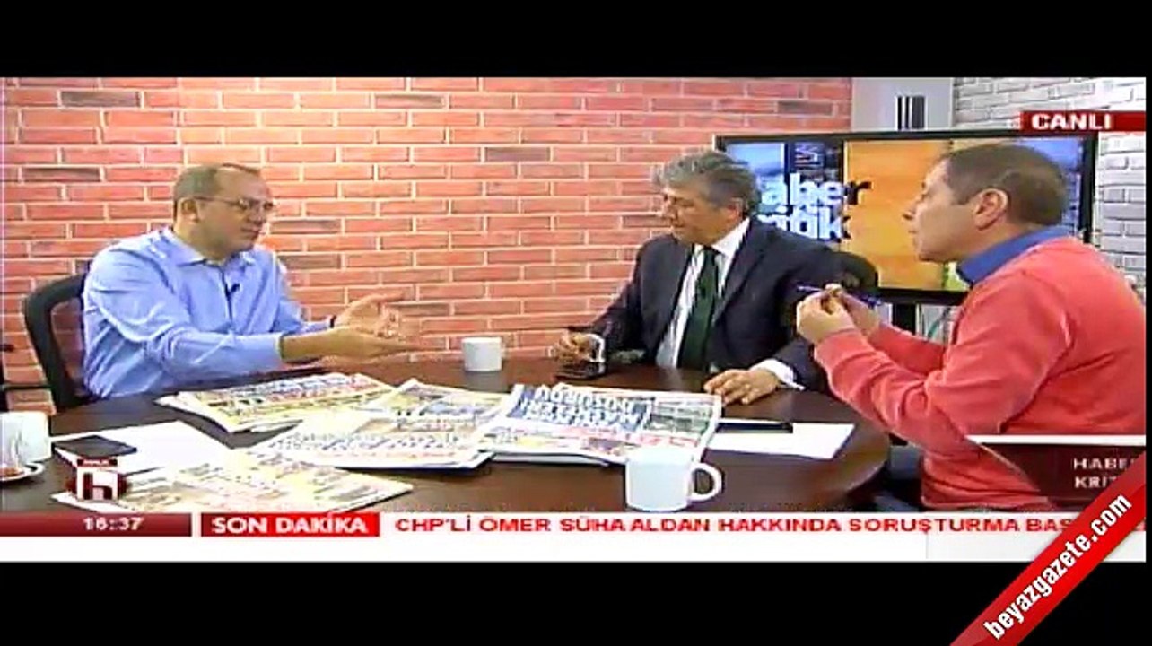 Halk Tv'de sinirler gerildi