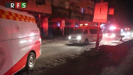 إجلاء خمس حالات حرجة من الغوطة لدمشق