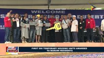 First 500 temporary housing units awarded to Marawi residents