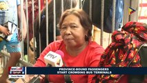 Province-bound passengers start crowding bus terminals