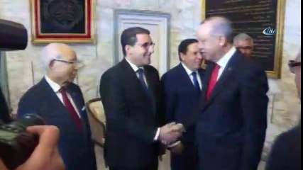 Cumhurbaşkanı Erdoğan, Tunuslu Mevkidaşı İle Görüştü