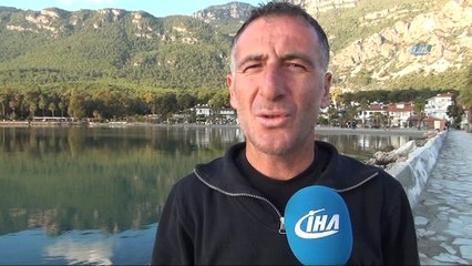 Muğla'da sular 25 metre çekildi