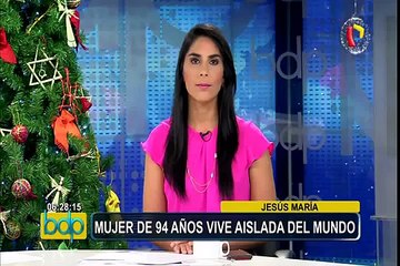 Mujer de 94 años vive encerrada en su casa de Jesús María