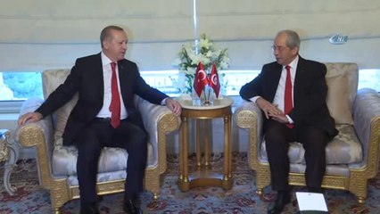 Cumhurbaşkanı Erdoğan, Tunus Meclis Başkanı Ennasır ile Görüştü