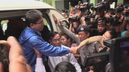 Comparecen ante el juez los dos periodistas arrestados en Birmania