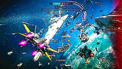 On s'affronte dans des BATAILLES SPATIALES !! STAR WARS Battlefront 2